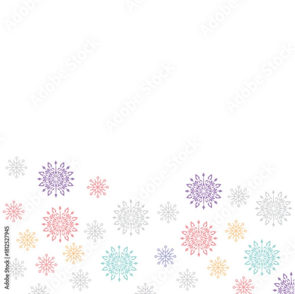 Obraz Festive Winter Celebration Post