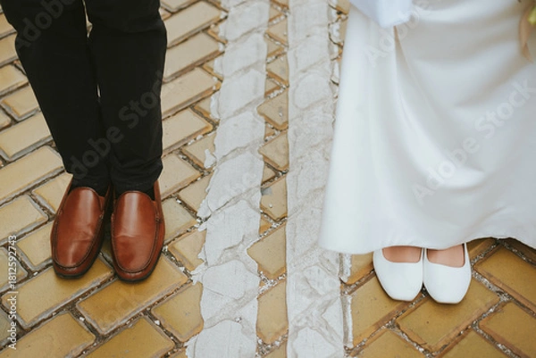 Obraz bride and groom