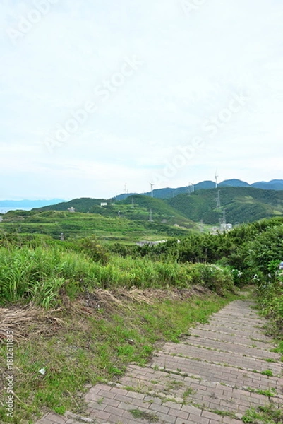 Obraz 竜飛岬灯台から望む風景（青森県外ヶ浜町）