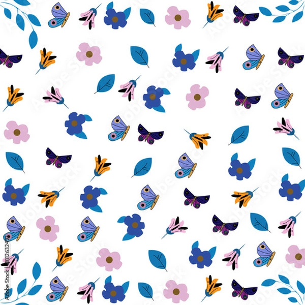 Obraz Seamless Spring Nature Pattern