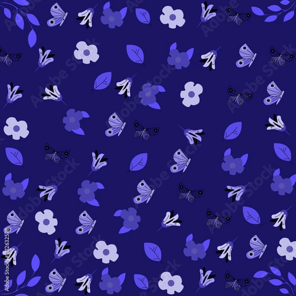 Fototapeta Spring Garden Botanical Pattern