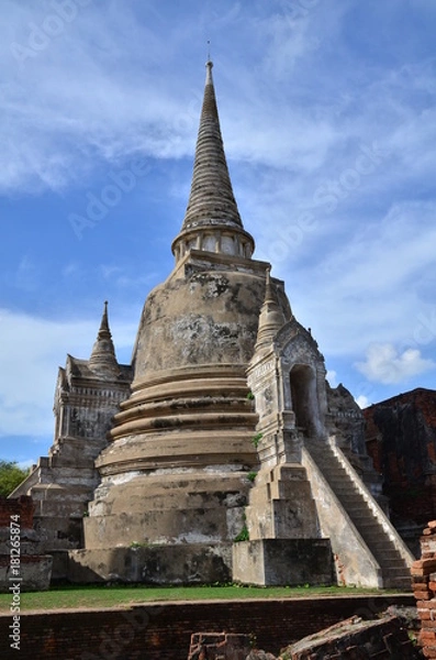 Obraz STUPA AYUTTHAYA ANCIENNE CAPITALE DU SIAM THAILANDE