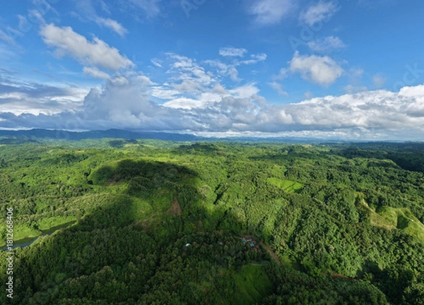 Obraz Above the Hills and Through the Clouds - Bandarban’s Aerial Serenity