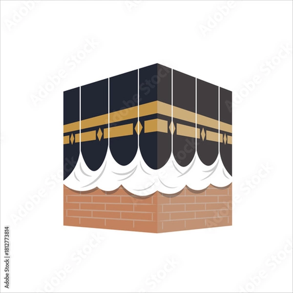 Fototapeta Illustration of the Kaaba