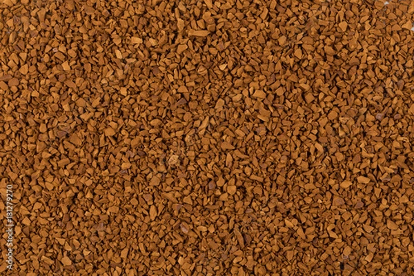 Fototapeta Pile of instant coffee grains