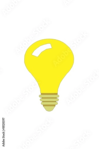 Fototapeta lampadina