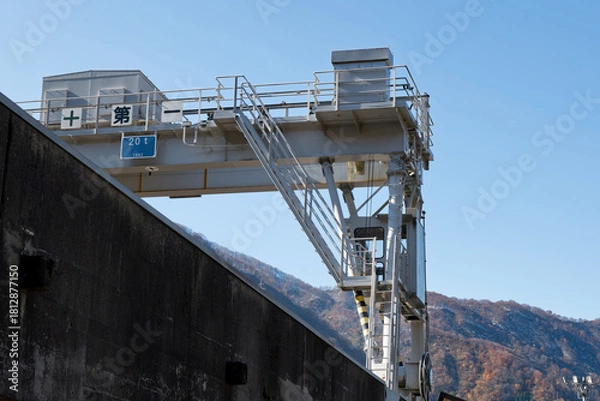 Fototapeta 産業構造物のクレーン