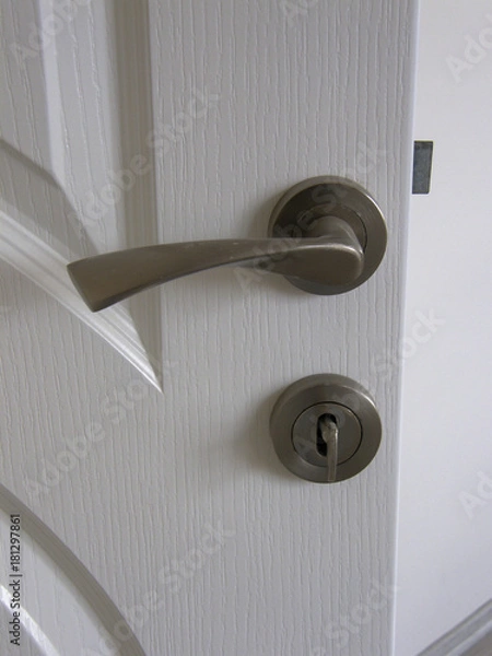 Obraz metallic door knob