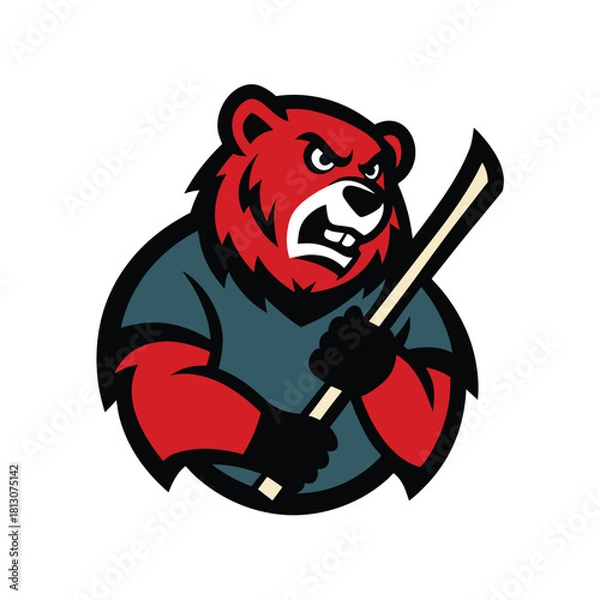 Obraz angry tiger with a big red rose