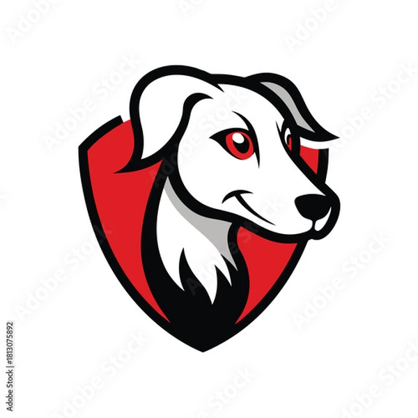 Obraz vector illustration of a dog