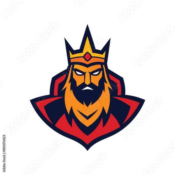 Obraz vector illustration of a lion face