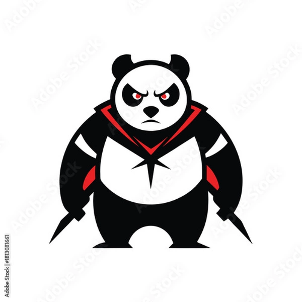 Obraz panda with heart