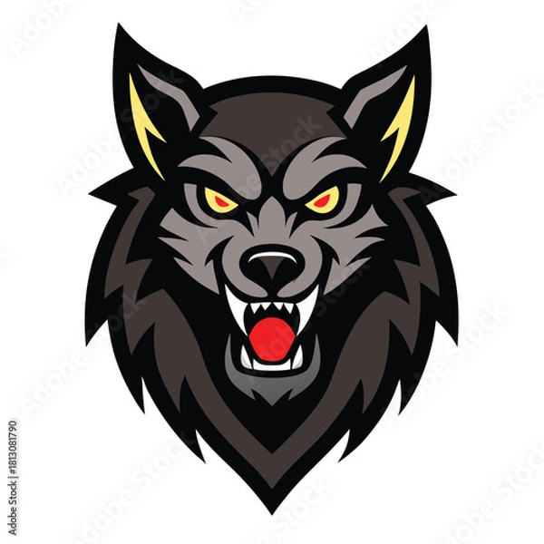 Obraz wolf head mascot