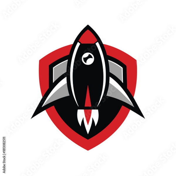 Obraz rocket vector illustration