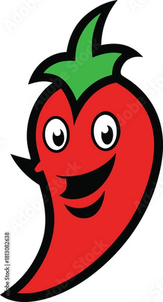 Obraz red apple cartoon