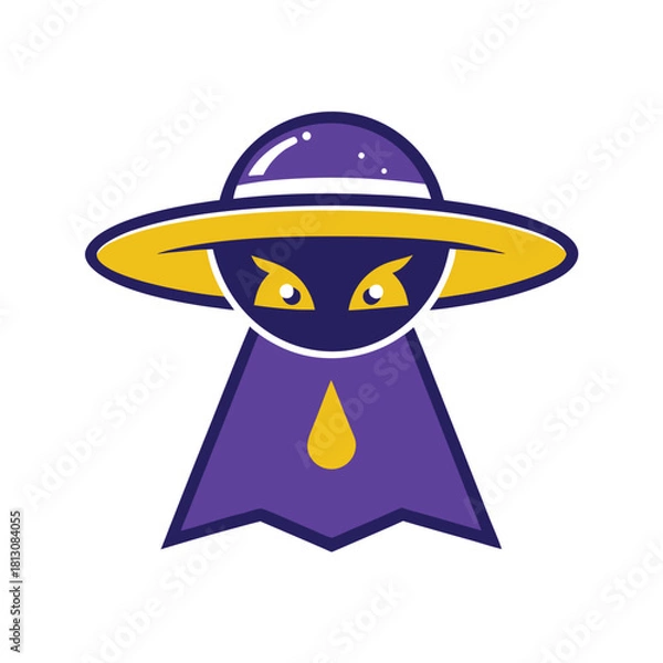 Obraz ufo alien cartoon