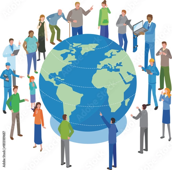 Obraz 社会課題について話し合う人々