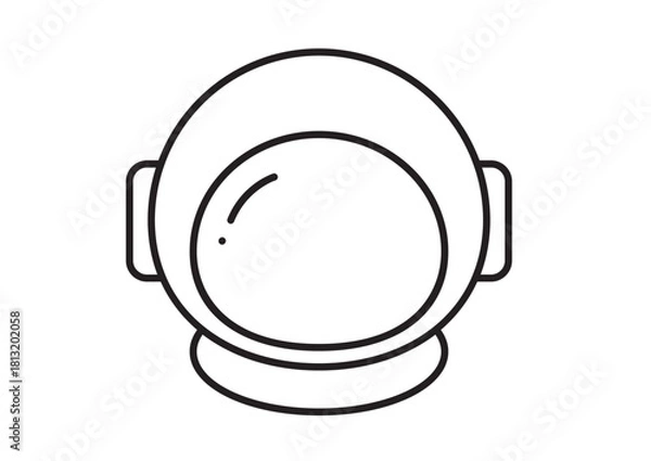 Obraz 宇宙飛行士のヘルメットのアイコン