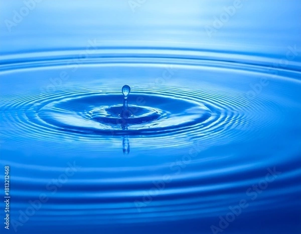 Obraz water drop splash in close up, part 2