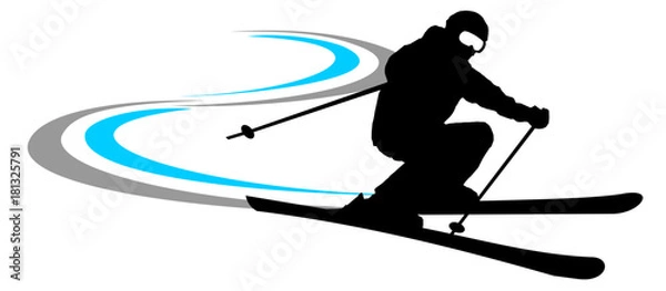 Obraz Kierowca narciarski