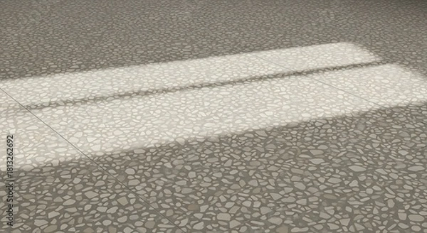 Obraz Sunlight Shadow on Textured Surface - Abstract Composition.