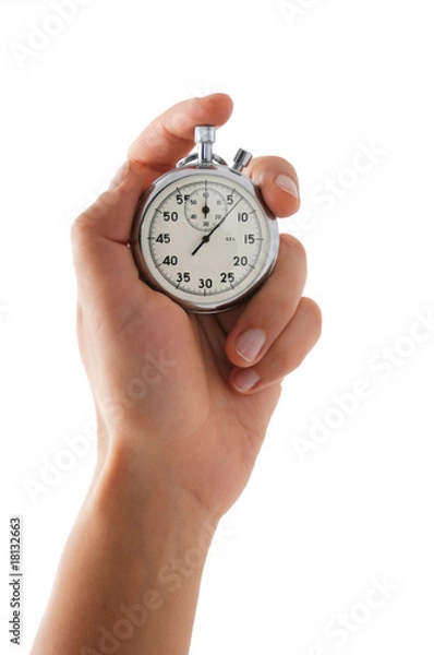 Obraz Running stopwatch in the hand