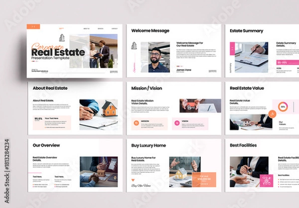 Obraz Real Estate Presentation Template