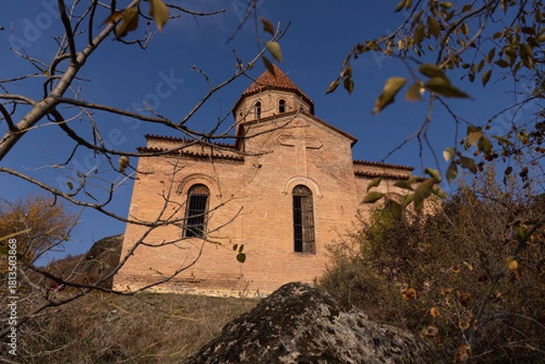 Fototapeta Temple of Caucasian Albania in Azerbaijan. City of Gakh. Azerbaijan.
