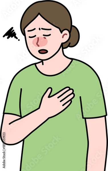 Obraz 심장이 불편한 여자