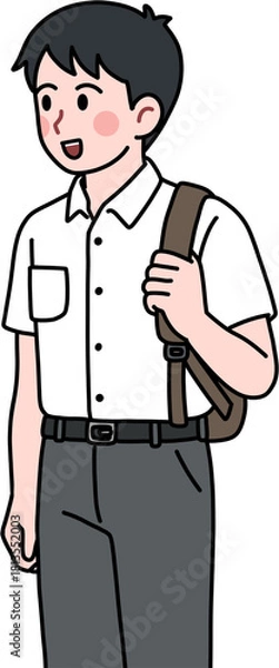 Obraz 이야기하는 남학생