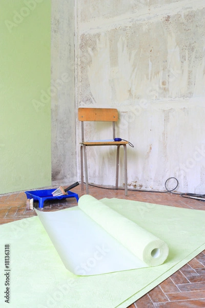 Obraz repairs in the room