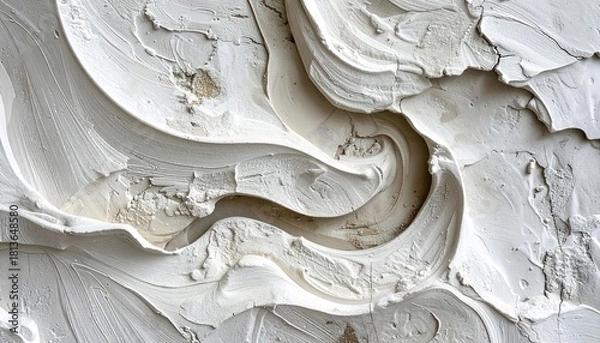 Obraz Abstract background of white plaster