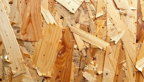 Obraz Wood texture background, сlose-up of chipboard
