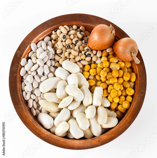 Obraz beans on white