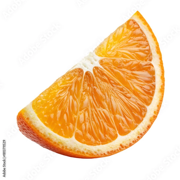 Obraz Vibrant orange slice bursting with juicy flavor