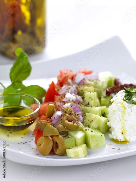 Obraz modern greek salad