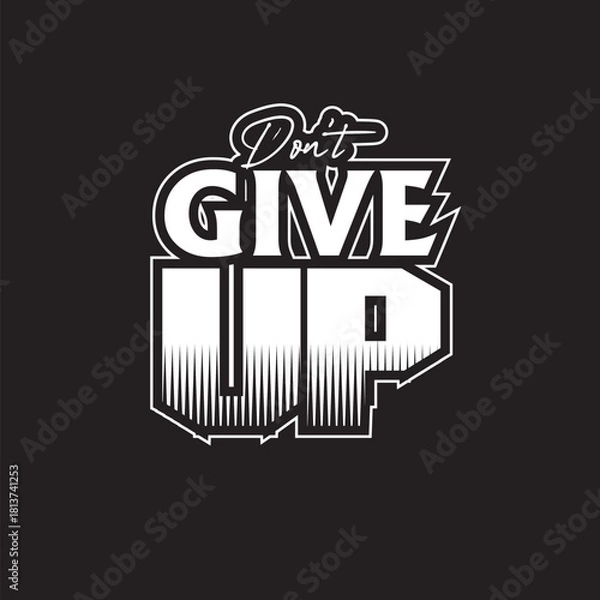 Obraz Typography inspirational quote design