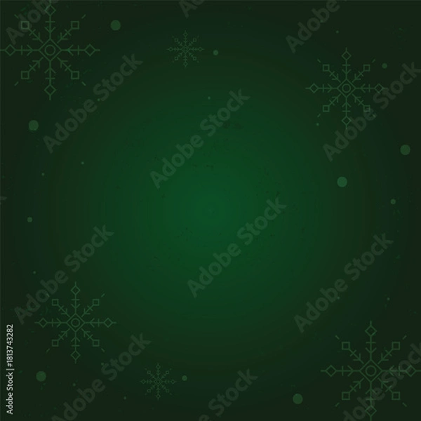 Fototapeta Snowflake Shape Seamless Pattern Background Vector Design.