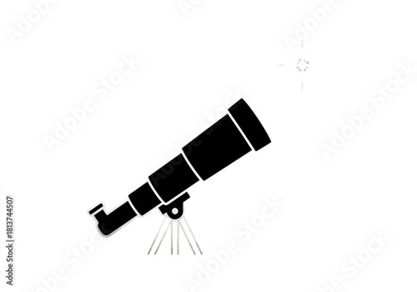 Fototapeta Science Telescope for Celestial Discovery