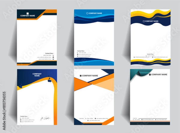 Obraz latter hede design, tamplate 