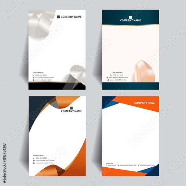 Obraz latter hede design, tamplate 