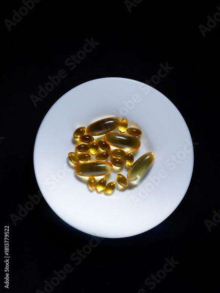 Obraz gold fish oil