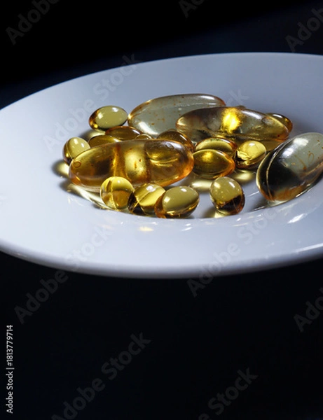 Obraz fish oil capsules