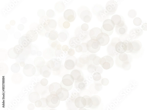 Fototapeta Warm beige and cream bubble light effect overlay PNG image