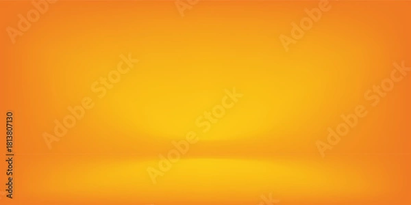 Obraz Yellow studio space. Limbo light background, eps10