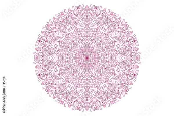 Obraz Mandala Design with Beautiful Work