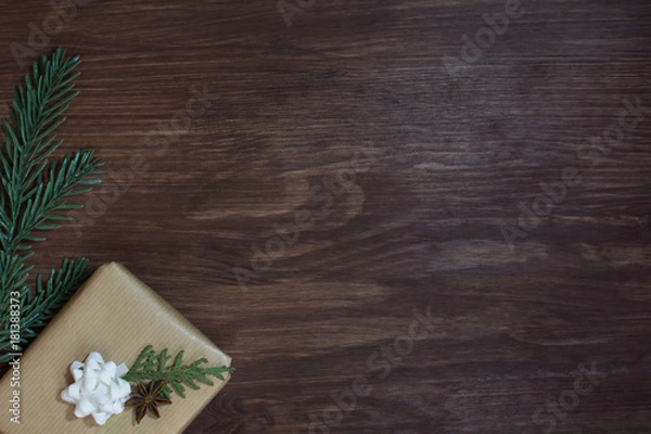 Obraz Christmas present background 