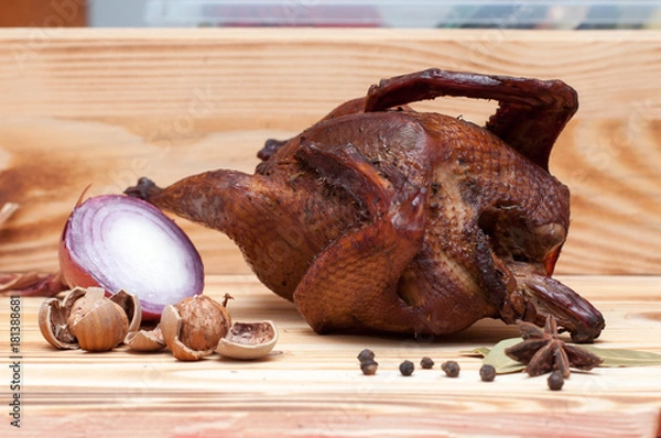 Obraz Smoked chicken