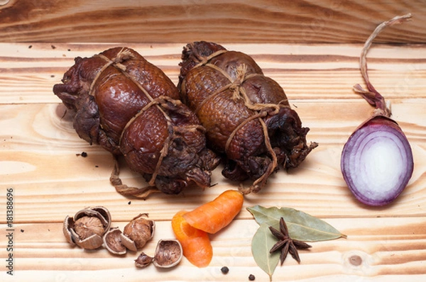 Obraz Chicken breast pastrami