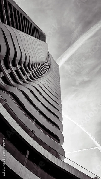 Obraz Modern Curved Skyscraper Architecture